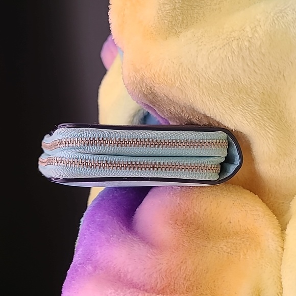 Halogen by Nordstrom - bicolor leather double wristlet - Picture 4 of 9